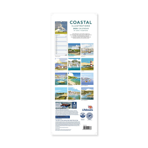 2026 Coastal Illustrations Calendar