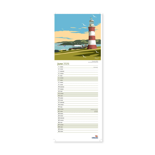 2026 Coastal Illustrations Calendar