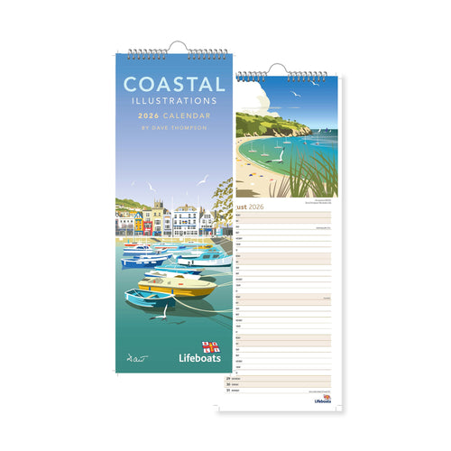 2026 Coastal Illustrations Calendar