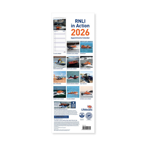 2026 RNLI In Action Calendar