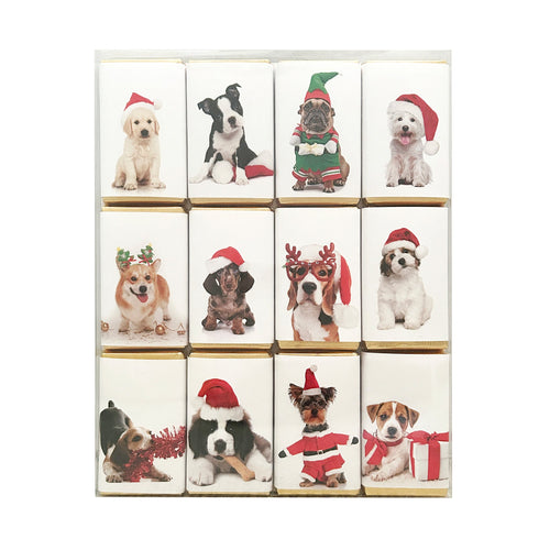 Christmas Dogs in Hats Chocolates