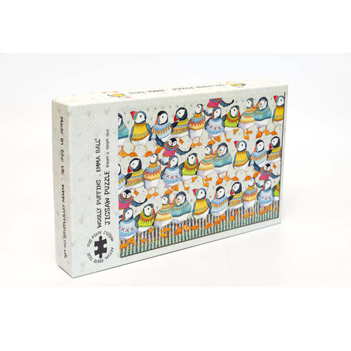 Emma Ball Woolly Puffins Jigsaw Puzzle