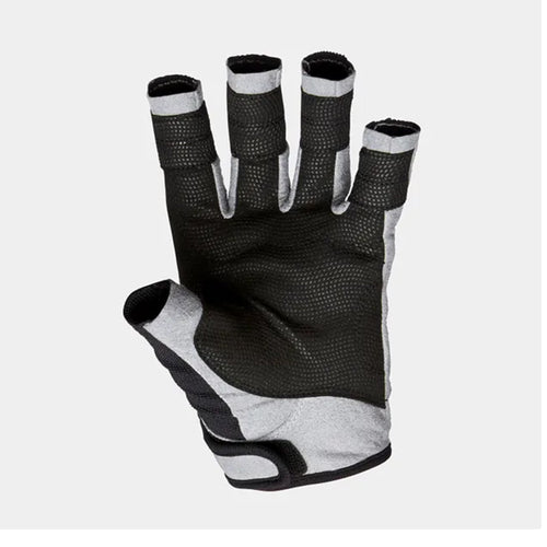 Helly Hansen Short Finger Sailing Gloves, Black