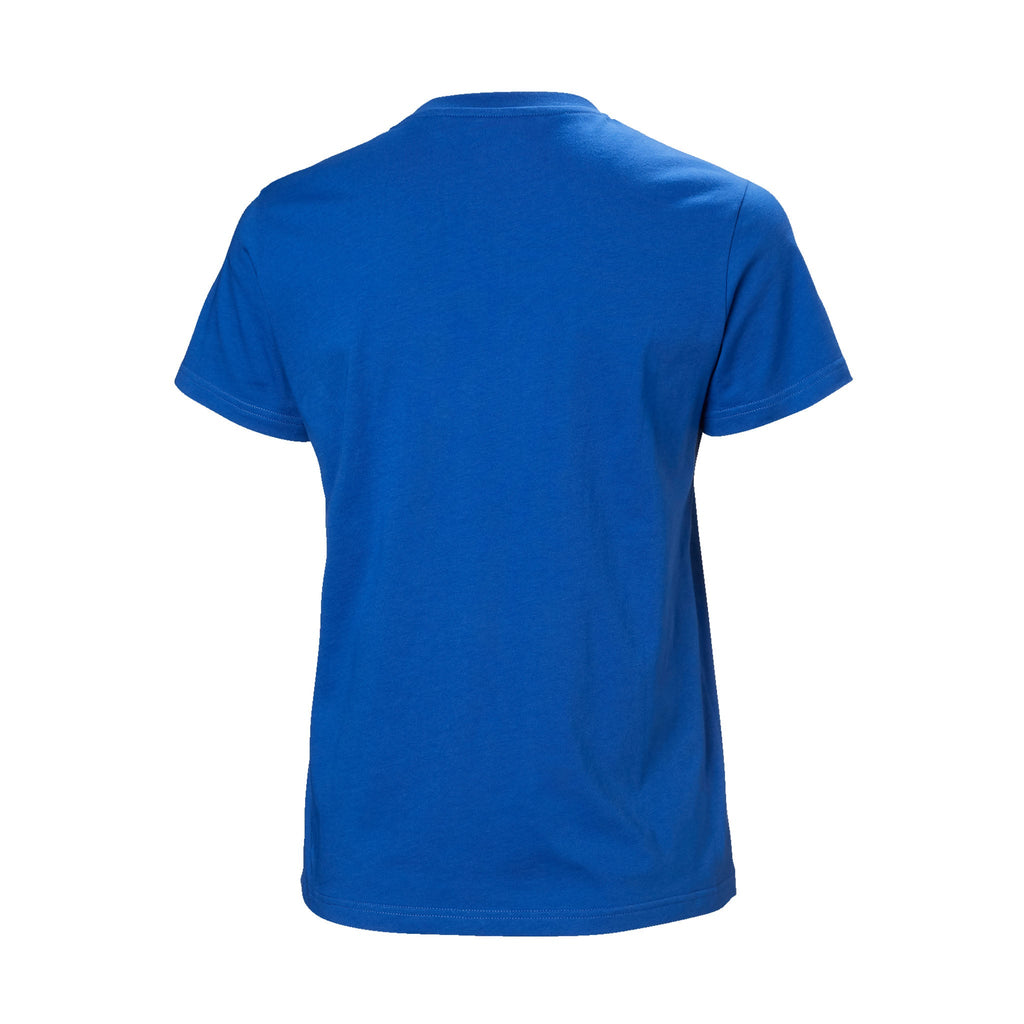 T-shirt Garçon Helly Hansen 4-5 Ans Bleu Polyester, Très Bon état