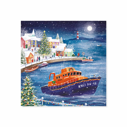 Lifeboat Harbour Christmas Cards, Pack of 8 2025