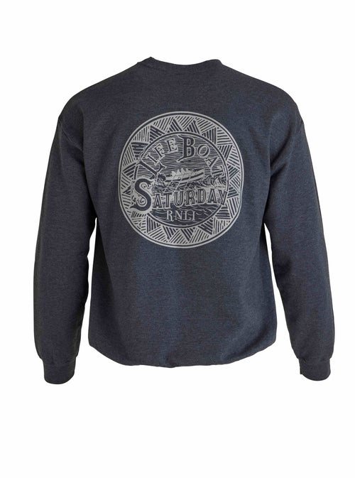 Lifeboat Saturday Unisex Sweatshirt, Grey