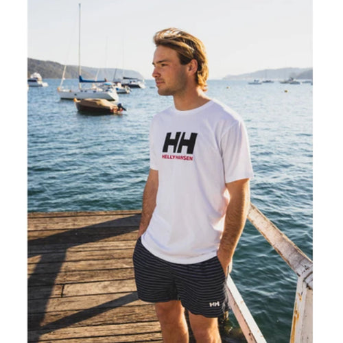 Men's Helly Hansen Logo T-shirt, White