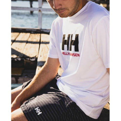 Men's Helly Hansen Logo T-shirt, White