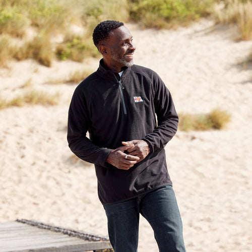 Men's RNLI Flag Navigate Half-Zip Fleece