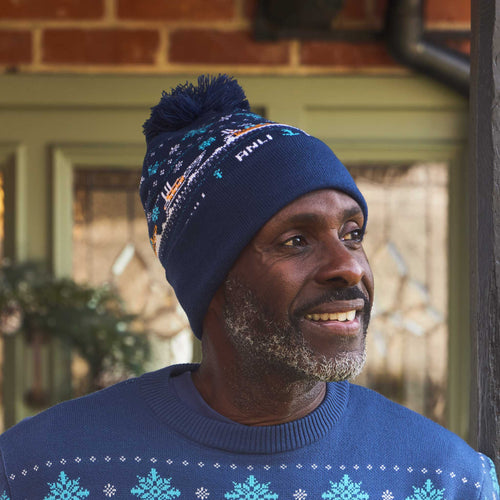RNLI Christmas Unisex Bobble Hat