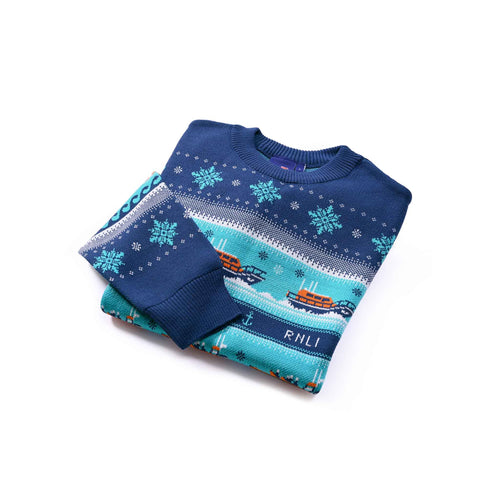 RNLI Christmas Unisex Knitted Jumper