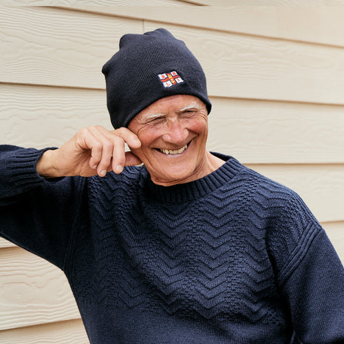 RNLI Flag Beanie, Navy