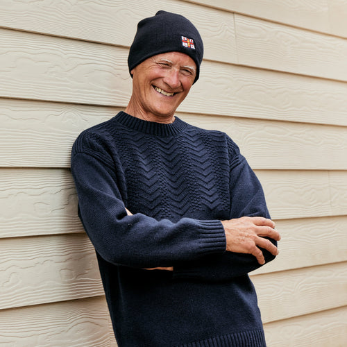 RNLI Flag Beanie, Navy