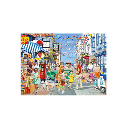 Seaside Highstreet Jigsaw Puzzle, 1000 Pieces