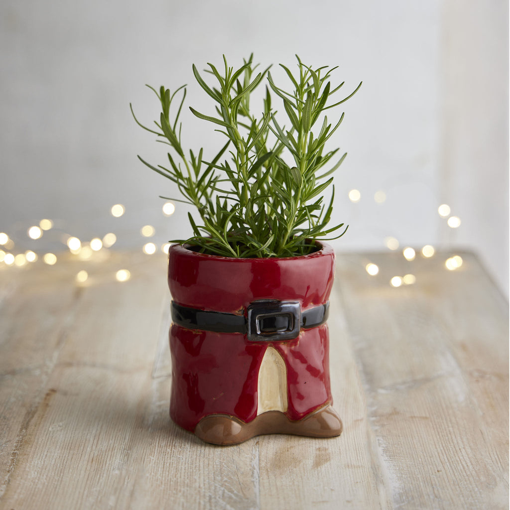 santa plant pot Welly Santa Plant Pot