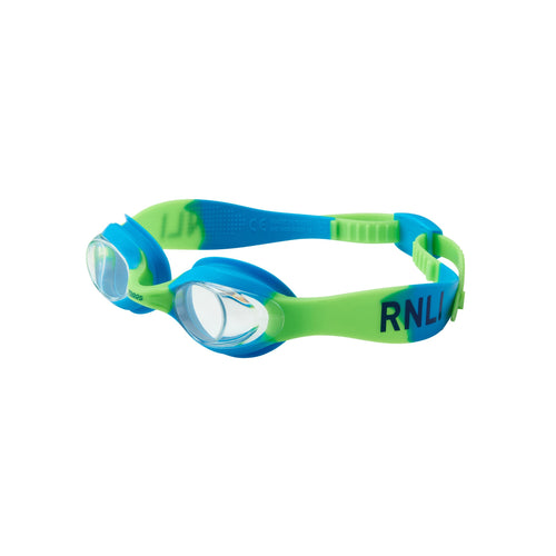 Zoggs X RNLI Kids' Little Cadet Goggles, Blue/Green
