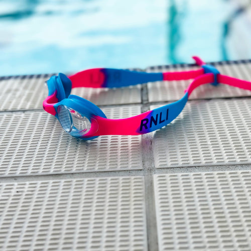 Zoggs X RNLI Kids' Little Cadet Goggles, Pink/Blue