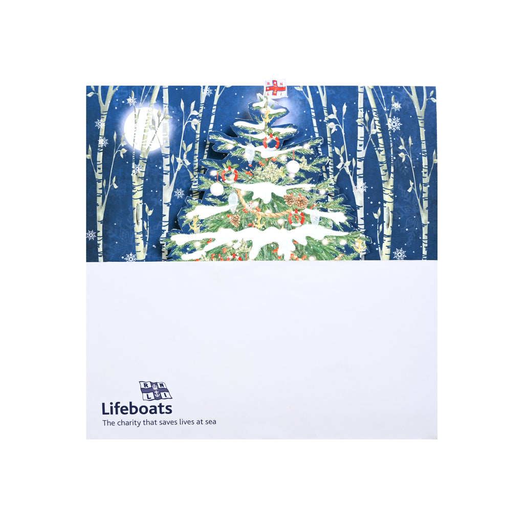 Christmas Tree PopUp Christmas Card RNLI Shop