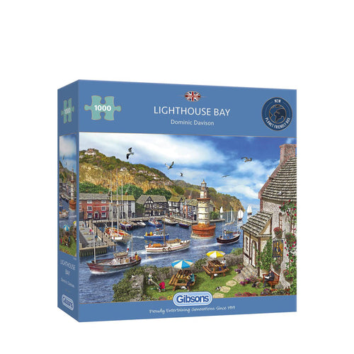 Gibsons Lighthouse Bay Jigsaw Puzzle, 1000 Pieces