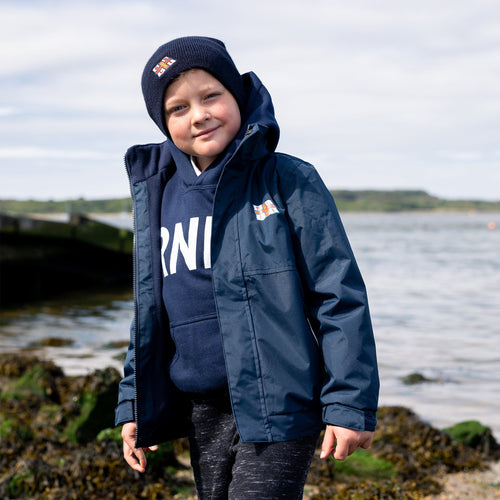 Kid's RNLI Flag Beanie, Navy