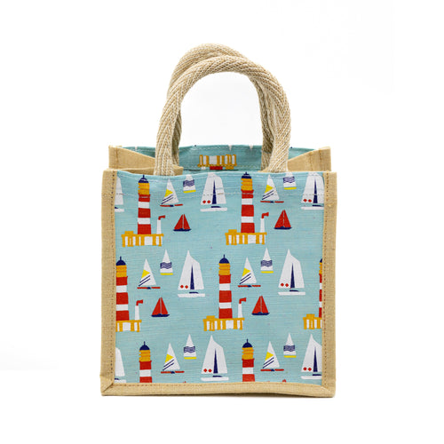 Lighthouse Print Gift Bag, Small
