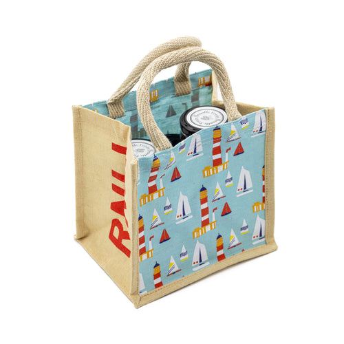 Lighthouse Print Gift Bag, Small