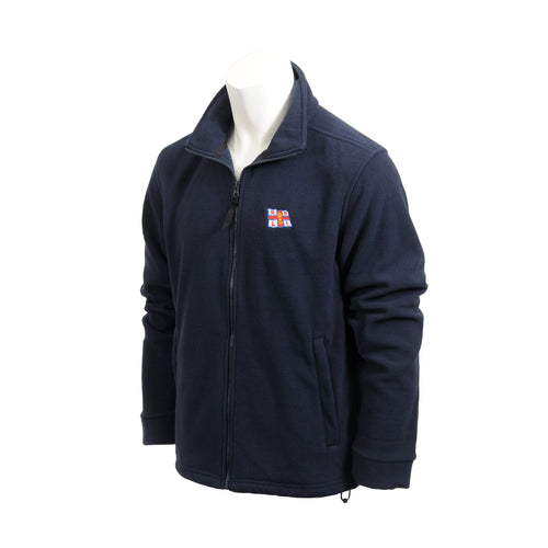 Men's Full Zip Flag Fleece Navy