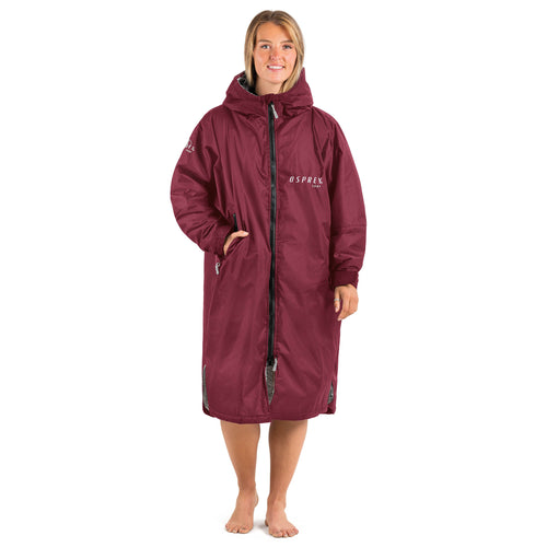 Osprey Changing Robe, Burgundy