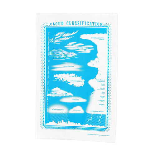 RNLI Cloud Classification Tea Towel
