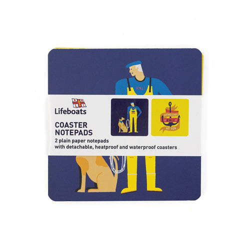 RNLI Icons Coaster Notepads, Set of 2