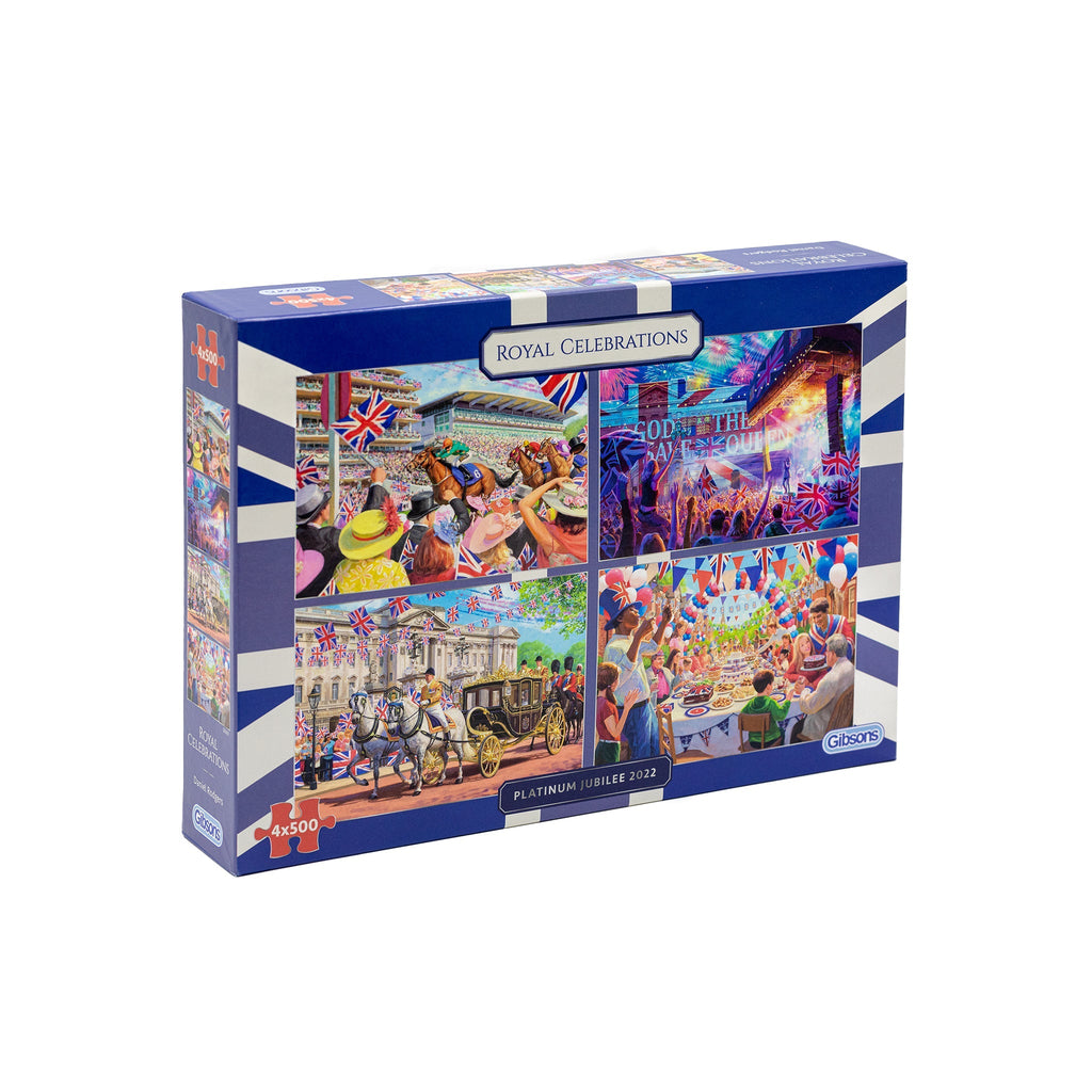 Royal Celebrations Jigsaw Puzzle, Set of 4 x 500 Pieces