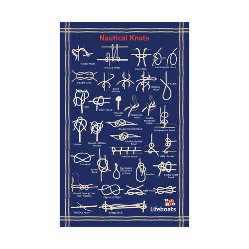 Tie Knots Tea Towel