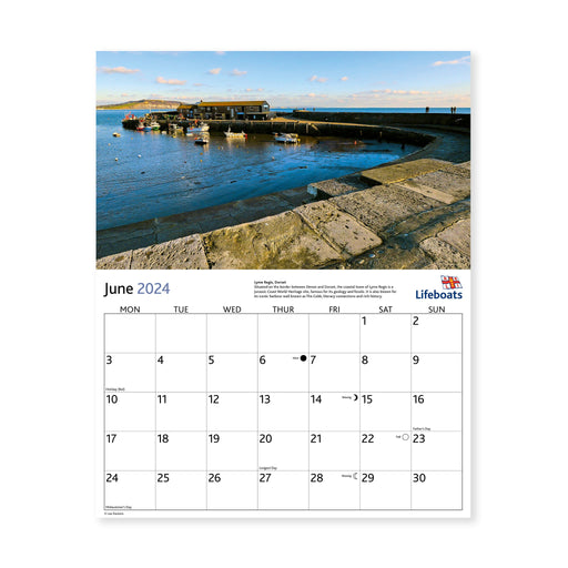 2024 Coastal Calendar RNLI Shop