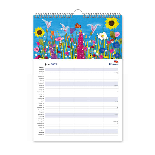 2025 RNLI Jackie Gale Family Organiser Calendar RNLI Shop 2025-rnli-jackie-gale-family-organiser-calendar-rnli-shop