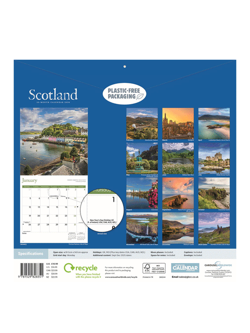 2026 Scotland Calendar
