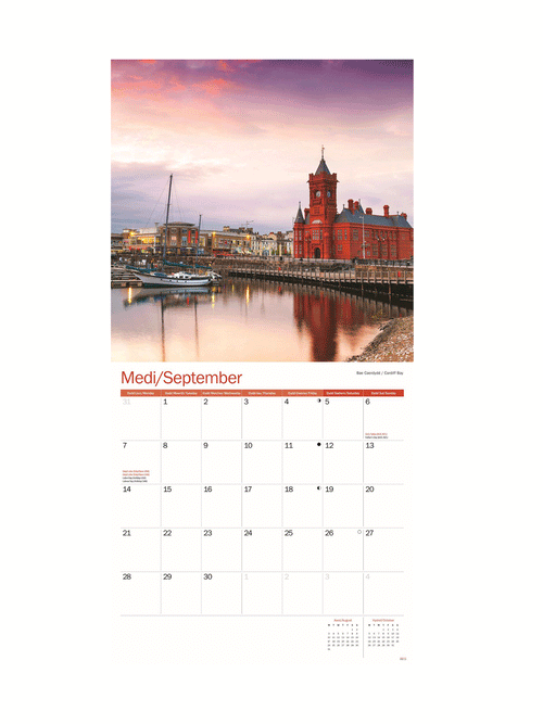 2026 Wales Calendar