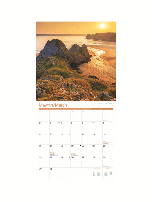 2026 Wales Calendar