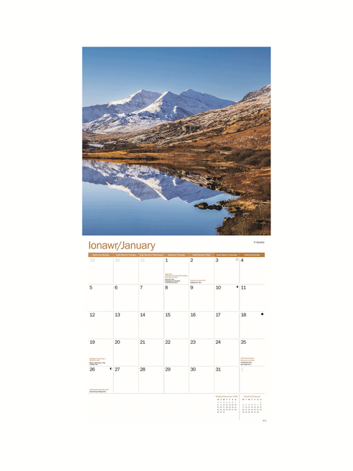 2026 Wales Calendar