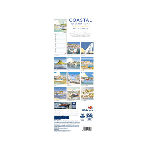 2027 COASTAL ILLUSTRATIONS CALENDAR