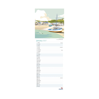 2027 COASTAL ILLUSTRATIONS CALENDAR
