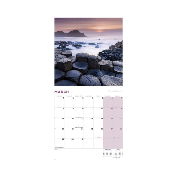 2027 COASTLINES OF BRITAIN CALENDAR