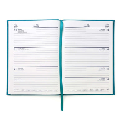 2027 DESK DIARY KINGFISHER