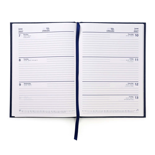 2027 DESK DIARY NAVY