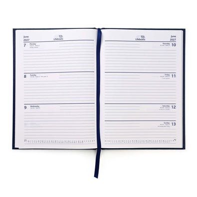 2027 DESK DIARY NAVY
