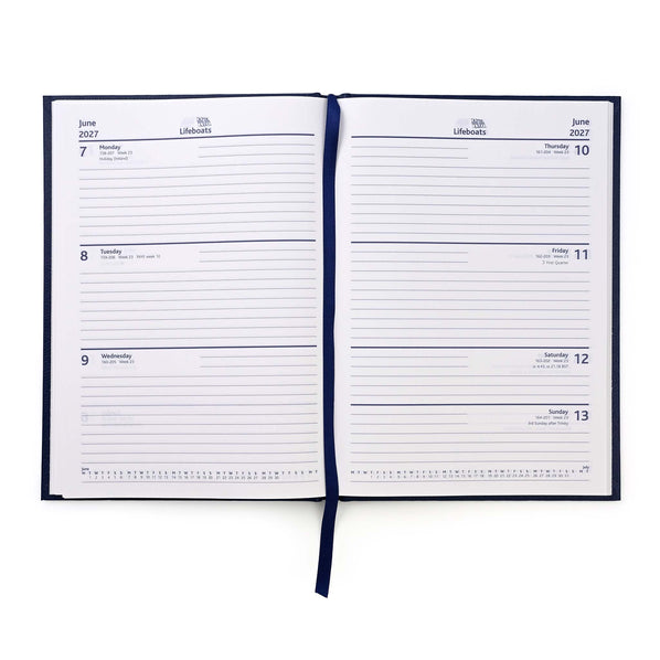 2027 DESK DIARY NAVY