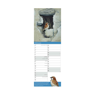 2027 GARDEN BIRDS SLIM CALENDAR