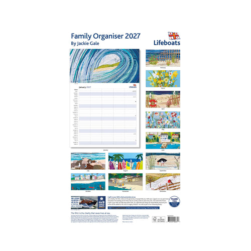 2027 JACKIE GALE FAMILY ORGANISER CALENDAR