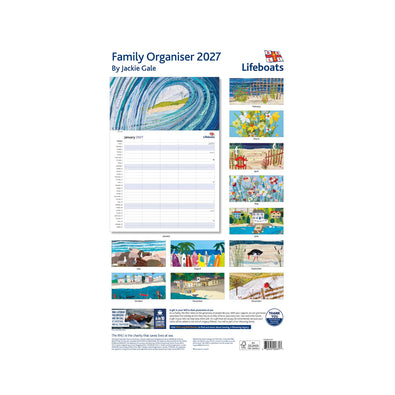 2027 JACKIE GALE FAMILY ORGANISER CALENDAR