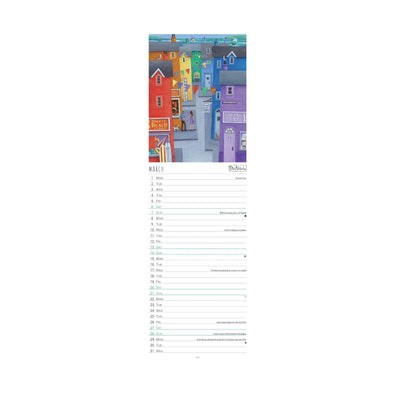 2027 PETER ADDERLEY SLIM CALENDAR