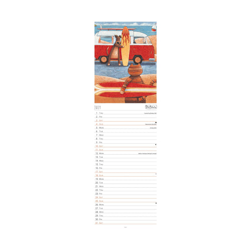2027 PETER ADDERLEY SLIM CALENDAR